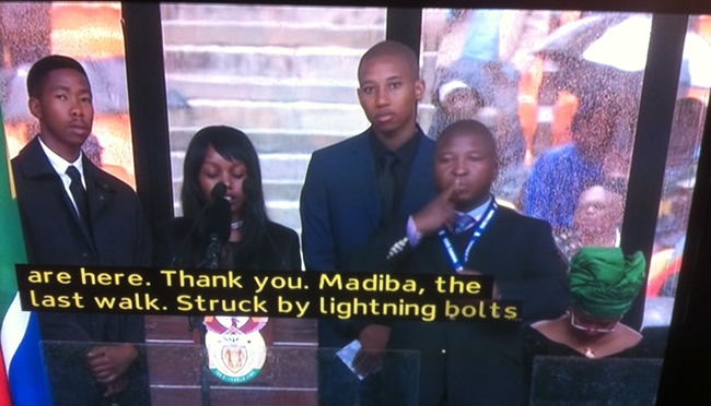South Africa: You Won’t Believe What Mandela’s Fake Sign Language Interpreter Was Actually Saying [Video]